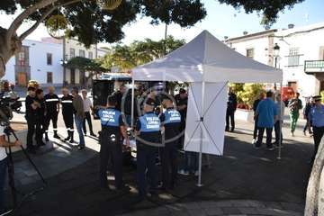 La Policía Local de Telde presentó este viernes su Unidad de Drones (Foto TA)